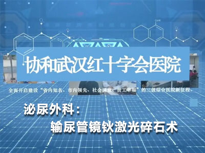  泌尿外科：输尿管镜钬激光碎石术